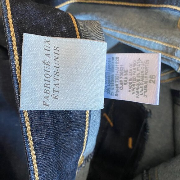 NWOT JOIE Navy Denim Skinny Leggings Jeans Pants Sz US 26 Made in USA MSRP $208 - Picture 4 of 16